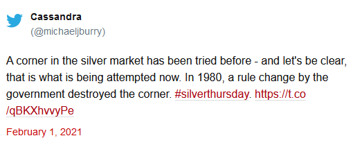 There is no silver short squeeze